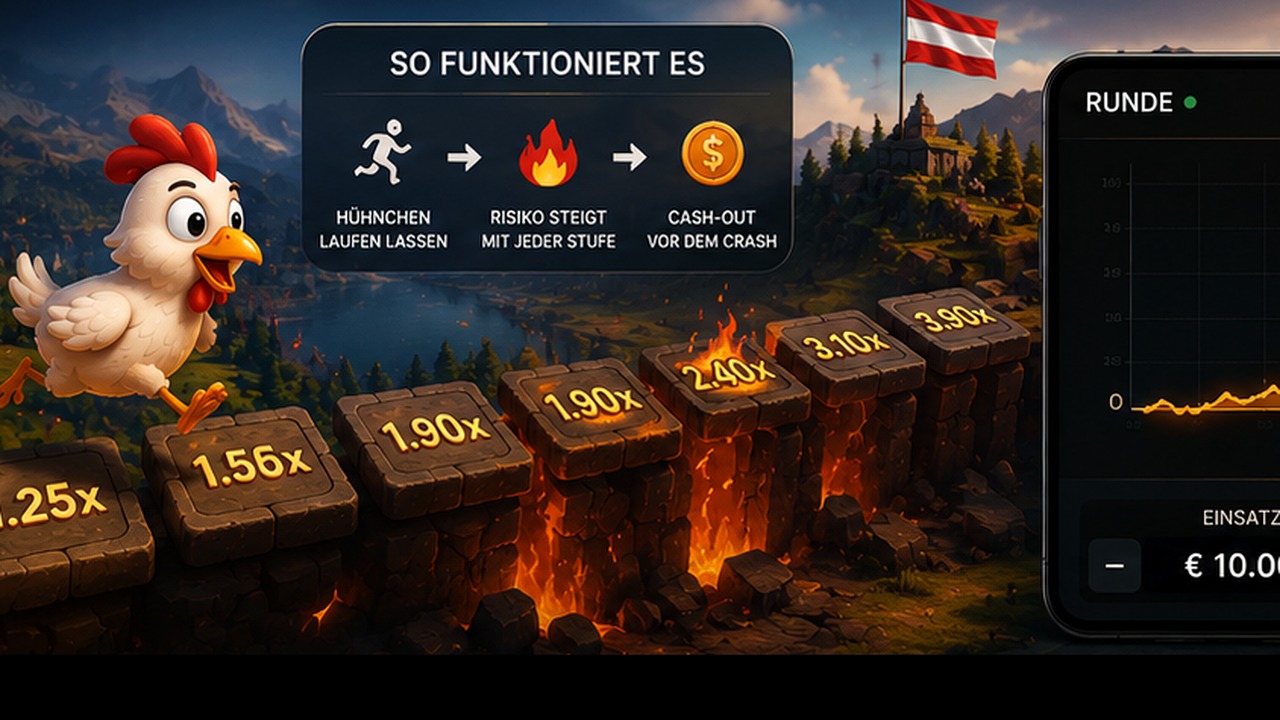 Chicken Road 2 spielen Cash-Out Risiko und Demo Bild